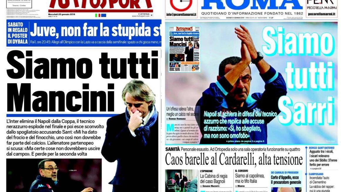 Sulle parole di Sarri, cambierei per una volta prospettiva