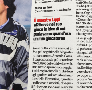 Guido Vaciago cita Antonio Corsa e il suo lavoro su Paulo Sousa su Tuttosport